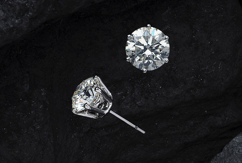 Diamond Stud Earrings