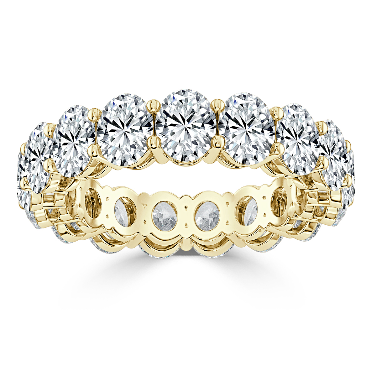 6.00 ct Oval Diamond Full Eternity Ring