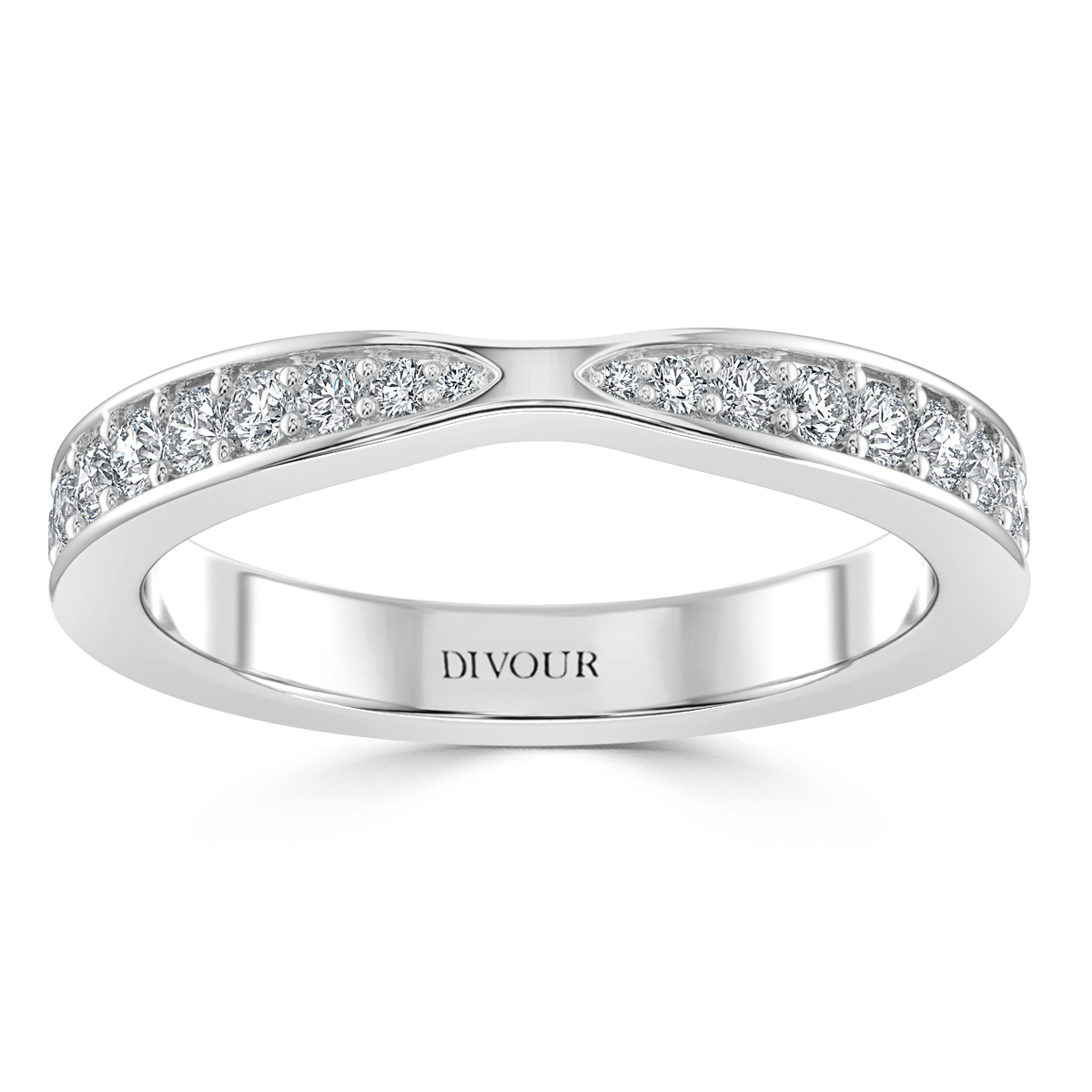 Tapered Diamond Eternity Ring