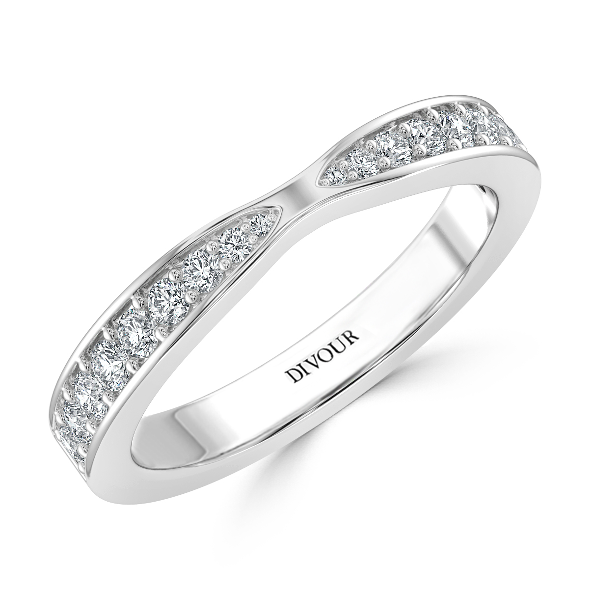 Tapered Diamond Eternity Ring