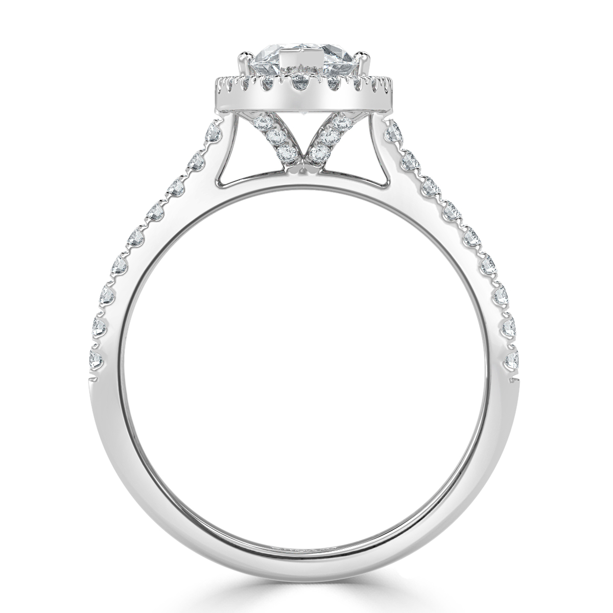 Forever Marquise Diamond Halo Engagement Ring