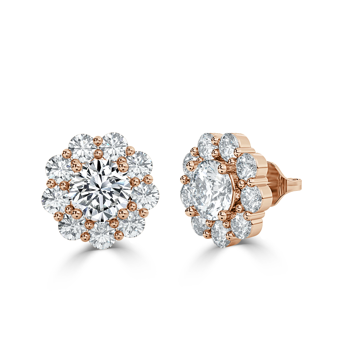 Stud Diamond Earrings