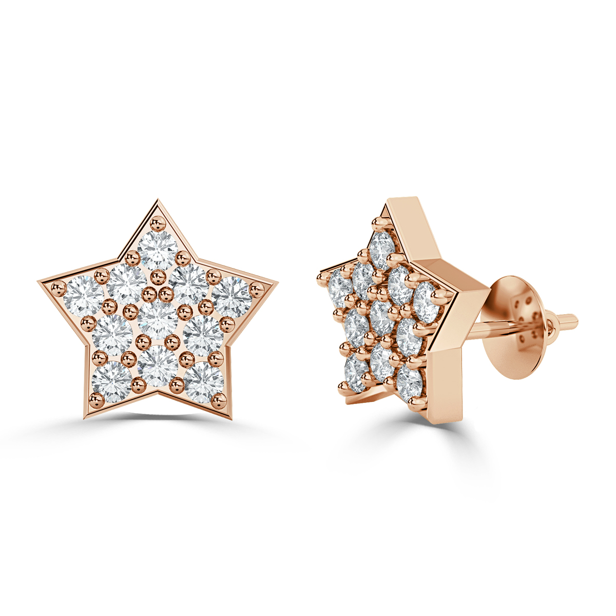 Stud Diamond Earrings