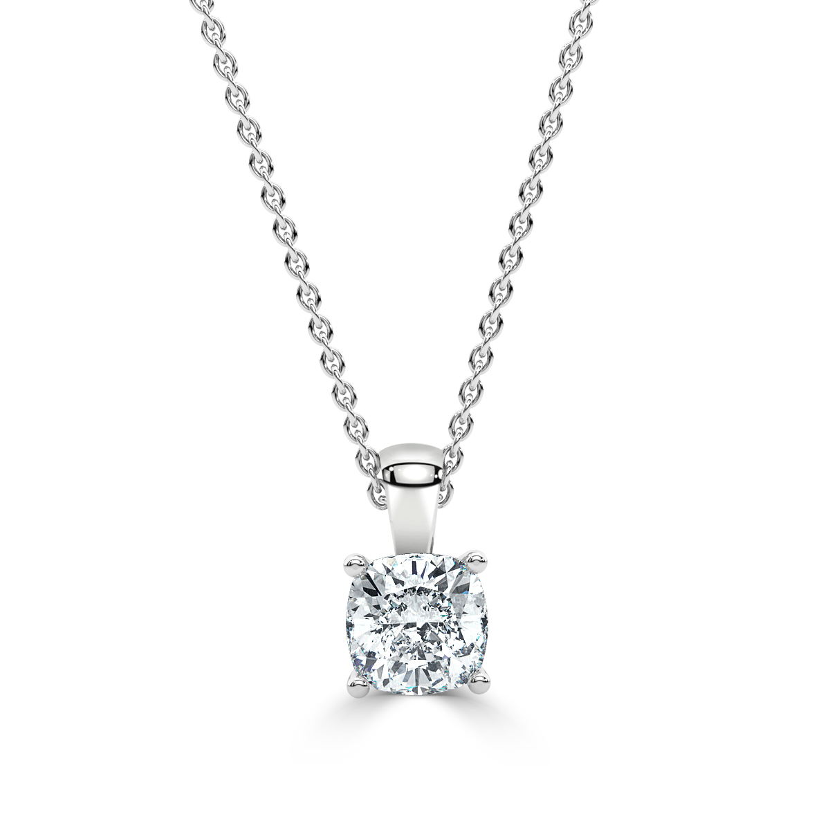 Solitaire Diamond Pendant