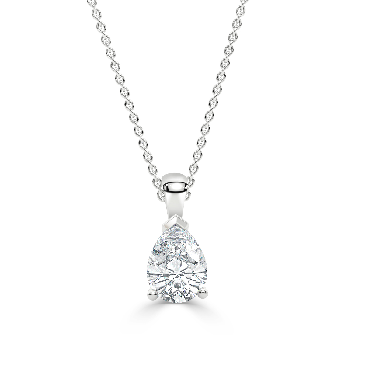 Solitaire Diamond Pendant