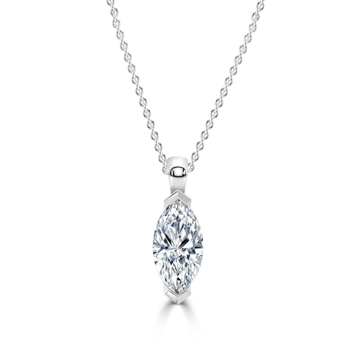 Solitaire Diamond Pendant